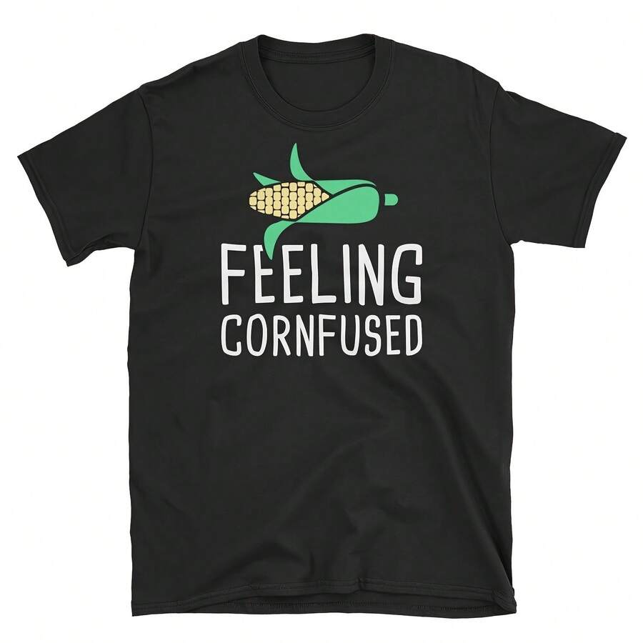 Camiseta unisex de granjero de maíz. Regalo para el mercado de agricultores, agricultura y jardinería. - Negro 2 - Ver 1