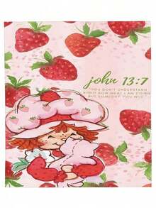 Strawberry Merch Shortcake Throw Blanket Warm Blankets Breathable Air Conditioner Blanket For Car Classic Outdoor Blankets For Picnic For All Season-280gsm - 彩色 - 查看 6