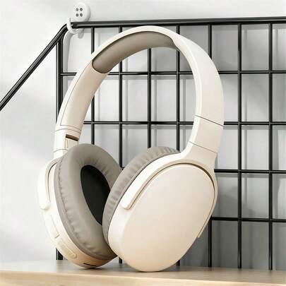 1pc Vintage Wireless Headphones, Over-Ear Wireless Sports Headphones, Retro Wireless Stereo Headphones For Women, Compatible With Apple And Android Phones, HiFi Surround Sound, Ergonomic Design, Lightweight, Comfortable Fit, Great Gift For Christmas, New Year