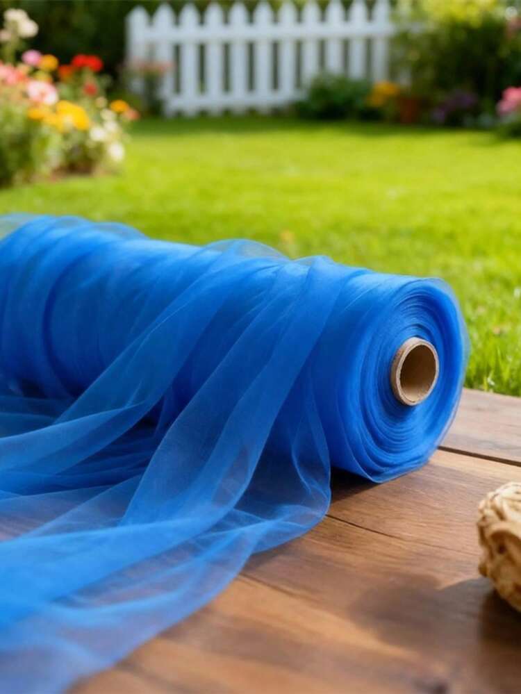 1 cuộn (90m/295ft), (50m/164ft) vải voan mỏng màu xanh hải quân, lý tưởng cho trang trí đám cưới lãng mạn, phù hợp cho các buổi lễ kỷ niệm, trang trí sân khấu, phông nền lễ cưới, trang trí bàn/ghế, lều bạt, bàn tráng miệng, cầu hôn, ngày Valentine, lễ hội, tiệc cô dâu. - Màu xanh hải quân - Xem 4