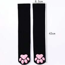 New Cat Paw Socks For Women And Girls, Kawaii 3D Cat Claw Toe Socks, Cute Gift, Lolita Paw Pads, Cat Paw Pad, Thigh-High Socks UXGA - White - 查看 7