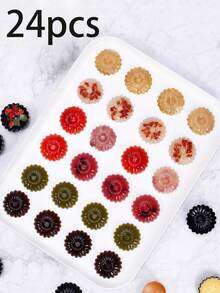 6/12/24pcs Mini Non-Stick Carbon Steel Egg Tart Mold - Reusable Muffin Cupcake Baking Mold, Suitable For Cupcakes, Muffins, Cookies, Pies, Egg Tarts, Puddings Baking Tools - Black - View 6