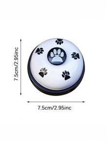 Campana de entrenamiento para mascotas, campana de entrenamiento para perros y gatos, campana receptiva con huella de pata para entrenamiento de mascotas, campana de notificación de puerta para perros y gatos, juguete inteligente para perros y gatos, campana de entrenamiento sin batería - Multicolor - Ver 12