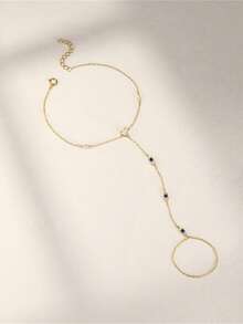 925 Sterling Silver Gold Plated Women's Bracelet, Elegant 18K Gold Bracelet, CZ Diamond Inlaid Women's Bracelet, Anti-Oxidation Jewelry Gift - 金色-眼睛 - 查看 4