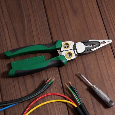 8-In-1 Multifunction Wire Stripper Tool – For Cutting, Stripping, Crimping, Pulling | All-Purpose Electrician's Tool