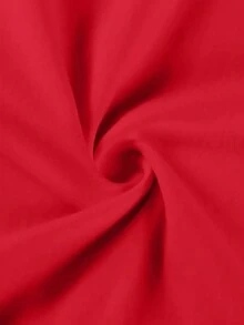 Disney Series & Toy Story T-Shirt-Woody And Buzz Lightyear Fun Linkage Pattern Printing, Casual Round Neck T-Shirt, Double-Sided Printed Design, Very Suitable For Disney Fans And Casual Clothes, Everyday T-Shirts With Interesting Patterns And Comfortable Styles. - 紅色 - 查看 3