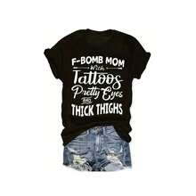 Camisetas femininas - Preto - Ver 1