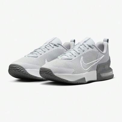  Zapatillas de entrenamiento y running para hombres con amortiguación de aire visible de Nike, nuevo Air Max con agarre fuerte, estables y cómodas, diseño minimalista gris y blanco, versátiles para el transporte y el ocio