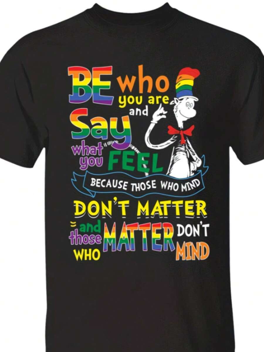 Men'S Baguette Rainbow Faguette LGBT Pride T-Shirt - Soft, Breathable, Moisture-Wicking Cotton Tee With Colorful Pride Design, Casual Crew Neck, Short Sleeve, Perfect Gift For Men, Pride Clothing | Casual Style | Moisturewicking Fabric, LGBT T Shirt - Mixed Color - 查看 1