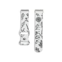 印花设计表带，兼容三星 Galaxy Fit 3 手表，硅胶材质，可雕刻图案，兼容三星 Galaxy Fit3，花卉腕带 - fit3 - 查看 17