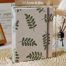 1pc 6 Inch 100-Pocket Linen Fabric Photo Album, Hardcover With Front Display Window, Insert Type Picture Book, Solid Color Multi-Style, For Family Wedding Baby Travel Photos, Memory Storage Album, Ideal For Anniversary Valentine's Day Birthday Gifts - one-size - View 12