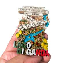 3-Inch Garda Lake, Italy 3D Fridge Magnet, Travel Souvenir Magnet - one-size - View 2