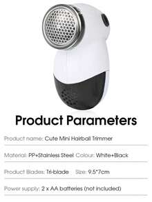 电动除毛器和毛发去除器，快速去除衣物上的绒毛而不损伤织物，电池供电式毛发去除工具，织物绒毛和毛球剃毛器（不含电池） - 多色的 - 查看 3