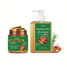 1pc Batana Oil & Shampoo Set - Solid Batana Oil, Quickly Smooths Frizzy Hair, Improves Dry, Split Ends, Ideal For Dry Hair Care! - Green - View 13