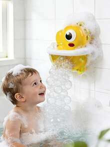 Juguetes de baño para bebés, máquina de burbujas con forma de pato y dinosaurio con luz y música, adecuado para el baño de bebés e infantes, juguetes interactivos para el agua - Dragón Burbuja - Ver 4