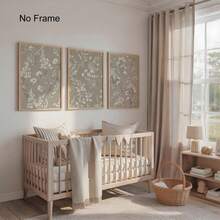 Set di 3 stampe botaniche da parete, stampe beige neutre, decorazione attenuata, stampe di fiori bianchi antichi, decorazione floreale rustica, decorazione per la casa, decorazione da parete, senza cornice - fiore - Visualizzare 4