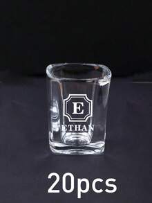 Customized Name Glass Wine Cup, Wedding Party Gift, Personalized Glassware For Newlyweds' Toast Or Anniversary Celebration, Customized Letter Drinkware For Friends And Family, Elegant Home Bar Decor Gift, Customizable Text Design - Style B - View 11
