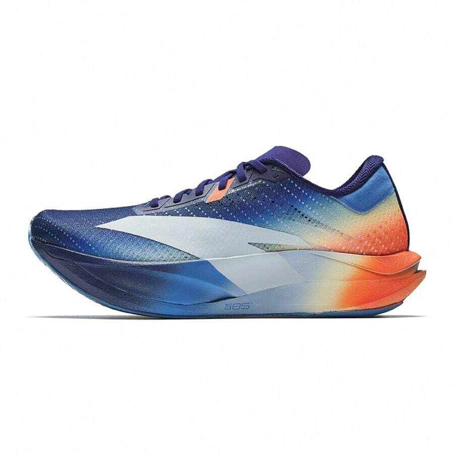 Anta 安踏男士C202 7跑鞋 专业马拉松碳板跑鞋 112615575 - 藍/灰/橙-3 - 查看 1