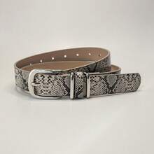 2件套女士牛仔腰带和休闲裤，日常穿着 - 彩色 - 查看 2