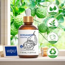 HIQILI 薰衣草玫瑰茉莉精油 30mL/1.01 Fl.Oz. 純淨尤加利茶樹廣藿香油，適用於皮膚與頭髮護理、按摩、身體放鬆、沐浴，亦可用於 DIY 蠟燭與手工皂製作、擴香機、空氣淨化器，適合酒店、臥室、居家香氛禮品 - 多種香味 - 查看 23