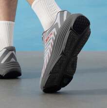 Skechers Men's Cushioned Breathable Casual Sneakers, Sports Running Shoes - Grey - View 4