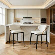 Beige + Black + Gold + Fabric