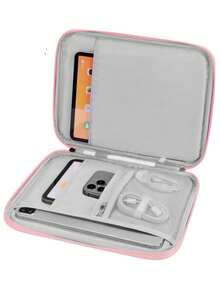 Capa Bolsa Para Tablet Pad 2025 modelo 13 Polegadas Impermeável Com Alça e Bolso A prova d'agua - Verde Escuro - Visão 2