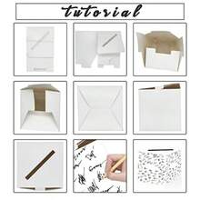 White Money Box Card Box Holder For Wedding Party Birthday  Shower Bridal Shower Raffle Ticket - 1 PACK - View 4