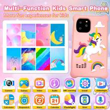 2.8英寸触摸屏儿童学习手机玩具，配备双摄像头，集音乐、摄影、益智游戏等多种功能于一体，适合3-12岁儿童，是生日、感恩节、万圣节、派对的完美礼物。 - 彩色 - 查看 8