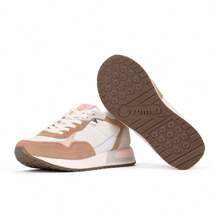 YUMAS Women's Casual Leather Sneakers With Comfort Insole, Spring/Summer, Shipping In 24 To 48 Hours - 米色 - 查看 2