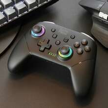 DATA FROG Wireless Controller For Switch OLED/Lite Console Pro Gamepad With 1000Mah Battery Programmable Turbo Function - View 1
