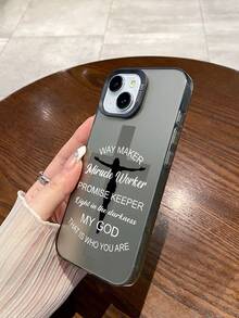 1个“开路者，奇迹创造者”基督教语录PC硬底透明软边高端耐用全包硬壳手机壳，带镜头保护设计，励志十字架图案手机壳，兼容和Galaxy手机壳，适用于11、17 Pro Max、15、Galaxy - 灰色 - 查看 7