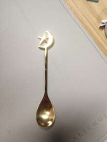 一套不锈钢新月星双色餐具，特别的开斋节礼物，不锈钢咖啡餐具套装，新月星银金开斋节礼品套装，新月星银金咖啡餐具开斋节礼品套装 - 彩色 - 查看 7