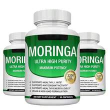 Moringa Capsules 1200mg – Pure Moringa Powder, Skin Health & Immune Support 90ct - 1 Bottle - View 11
