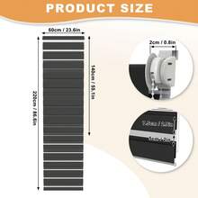 Zebra Blinds, Blackout Roller Blinds, Window Blinds, Balcony Door Blinds, Duo Roller Blinds, Double Blinds, No Drilling Required, Clip-On Roller Blinds - 1PC - 查看 14