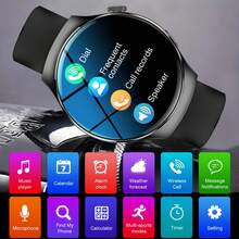 Smart Watch With Wireless Calling/Dial, Multi-Sport Mode, SMS Reminder, Information Reminder, Various APP Reminders, Sports Watches, Change Wallpaper, Fitness Monitoring, For IOS/Andriod, Fitness Tracker|Modern Watch Design|Wireless Connectivity, Smart Watch For Android Phones - Multicolor - View 7