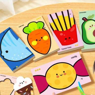 62 piezas Juego de corte de papel divertido, Kit de herramientas de arte de corte de papel, Libro de práctica de habilidades con tijeras, Adecuado para todas las edades, Para collage/artesanía de corte de papel para mejorar la destreza, Excelente regalo de cumpleaños o Navidad