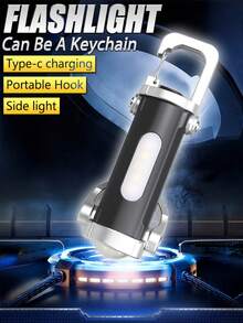 Mini Keychain Light, Emergency Work Light With Long Battery Life, Portable Multi-Function Flashlight For Outdoor Camping - Keychain Light - View 9