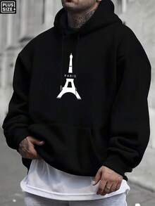 Men Outdoor Hoodies & Sweatshirts - Black - View 1