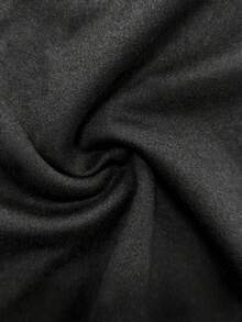 休闲时尚百搭方领短袖连体衣，修身剪裁，春夏新品上市 - 黑色 - 查看 5