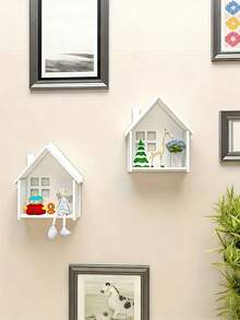 壁挂式多功能储物架 - 安装简便，适用于婴儿房、儿童房、客厅、卧室等空间，方便收纳整理。 - 彩色 - 查看 8