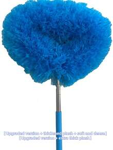 1 pieza Plumero de fibra ultrafina para ventilador de techo - Extensible hasta 12 pies, diseño de mango largo, a prueba de polvo, reutilizable, lavable a máquina, fácil de limpiar, plumero profesional de gran alcance, artículos del hogar, suministros de limpieza de ventiladores de techo, productos para el hogar prácticos - Multicolor - Ver 9