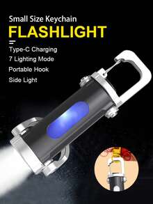 Mini Keychain Light, Emergency Work Light With Long Battery Life, Portable Multi-Function Flashlight For Outdoor Camping - Keychain Light - View 8