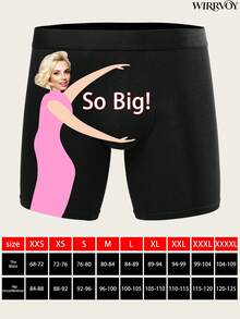 1pc Personalized Men's Briefs - Unique Face Photo Printed Underwear, Super Soft & Stretchy Men's Underwear - Perfect Romantic Valentine's Gift For Boyfriend Or Husband, Fitness Enthusiast - Black - View 4
