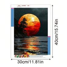 DIY钻石马赛克画，满钻亚克力钻石画艺术，DIY手工艺品，家居墙面装饰礼品 - 彩色 - 查看 3