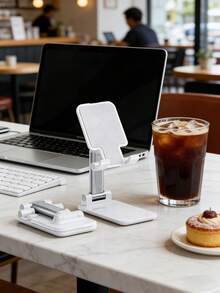 1pc Adjustable Slouchy Phone Holder, Tabletop Live Streaming Phone Stand, Universal Tablet Mount, Suitable For Online Classes, Video & Photo Shooting - Multicolor - View 3