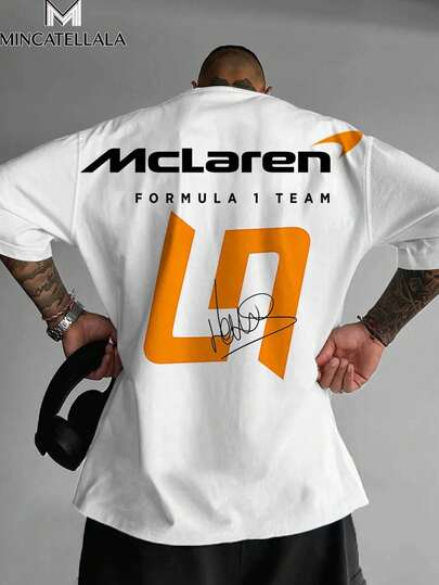 MCL39 Style,Men's T-Shirt, Men's Winter Clothing, Crew Neck Casual Fashion, Suitable For Outings Or Weekend Vacations, Unisex