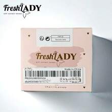 FRESH LADY Freshlady 0.00-6.00度 黑色14.50mm年抛型彩色隐形眼镜，含水量40%，柔软保湿，全天佩戴，适合日常妆容 - 黑色 - 查看 7