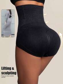 1 Pcs High Waist Contorl Tummy Panties Seamless Women's Shapewear Body Shaper Waist Trainer Slimming Falt Belt Sheath Woman Shaping Panty Ladies Briefs Underwear - 彩色 - 查看 7