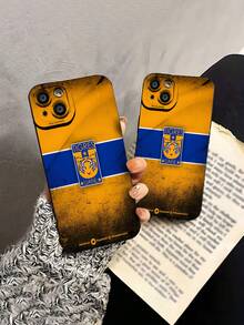 Los colores del equipo de fútbol Tigres son amarillo y azul. Esta elegante funda negra es compatible con Samsung, Apple, VIVO, OPPO, , Transsion, ,  y Honor. Fabricada en silicona TPU, ofrece protección contra golpes y caídas, además de una sensación superior. Es un regalo ideal para familiares, amigos y seres queridos, y una opción perfecta para San Valentín y Año Nuevo. - Negro - Ver 1